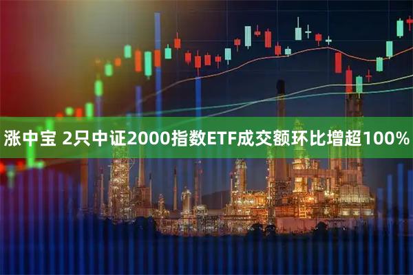 涨中宝 2只中证2000指数ETF成交额环比增超100%