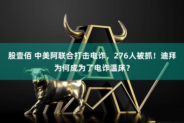 股壹佰 中美阿联合打击电诈，276人被抓！迪拜为何成为了电诈温床？